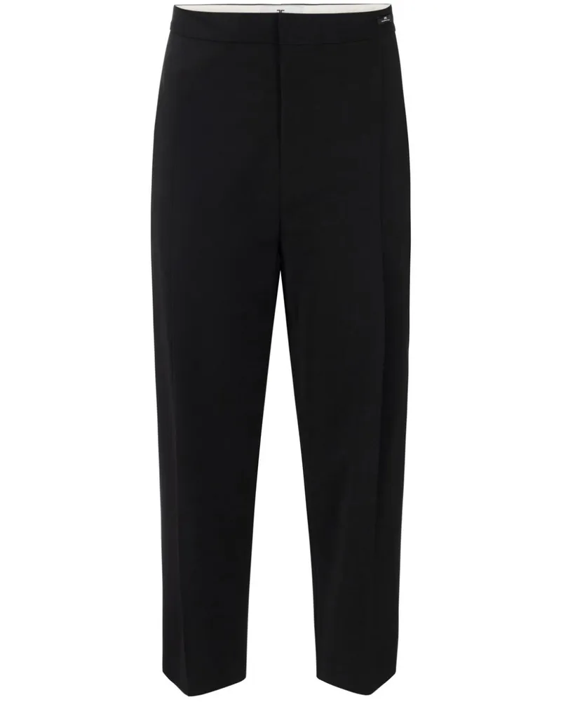 Elisabetta Franchi cropped trousers Schwarz