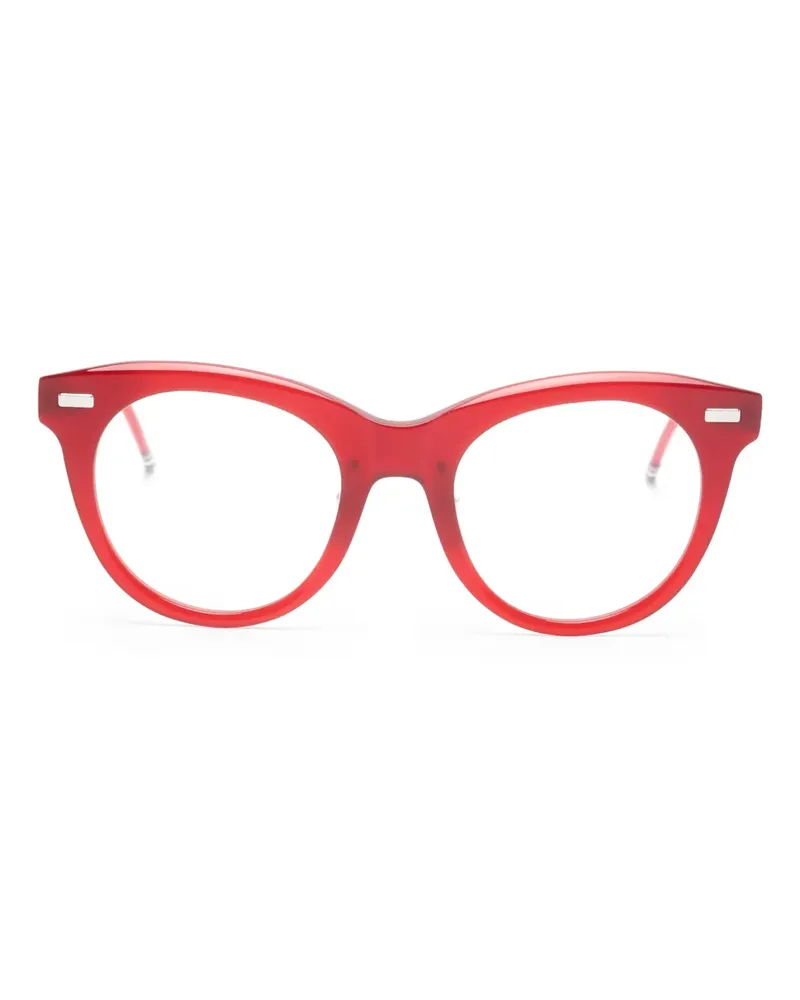 Thom Browne Brille mit rundem Gestell - Rot Rot