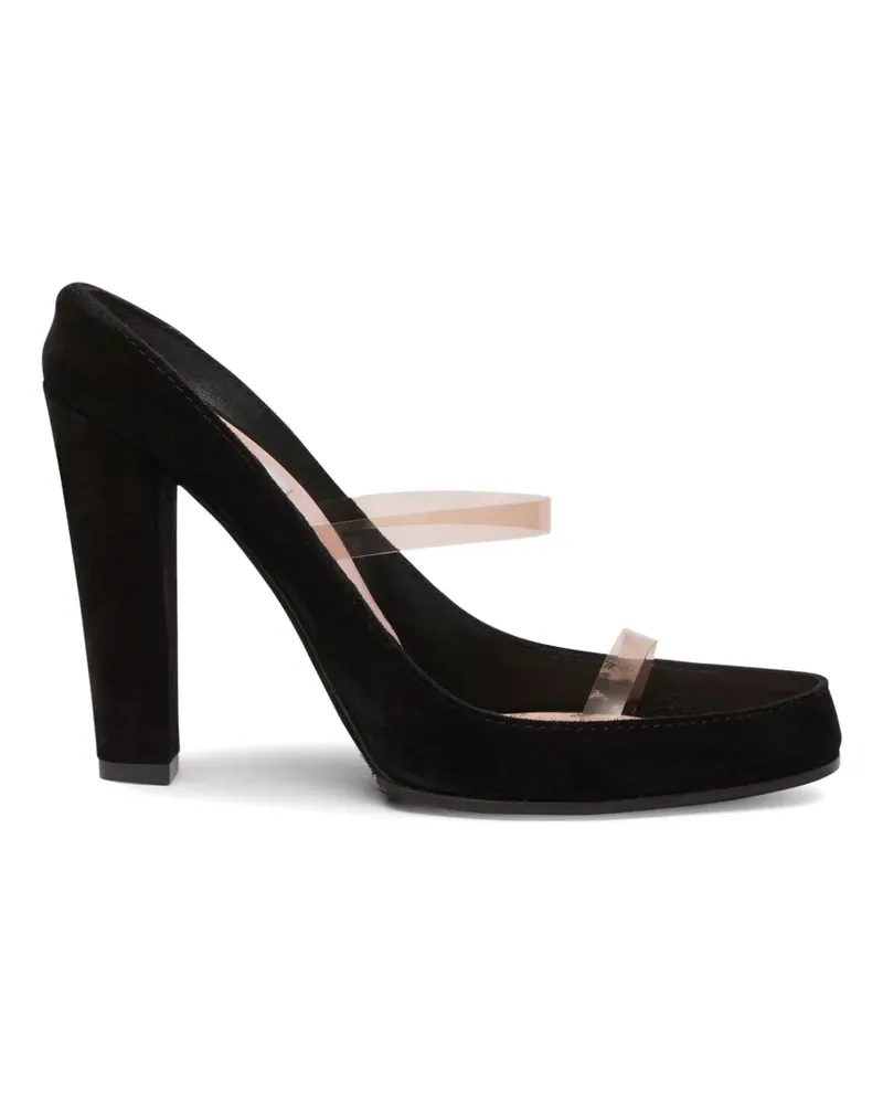 Moschino Spitze Sandalen - Schwarz Schwarz