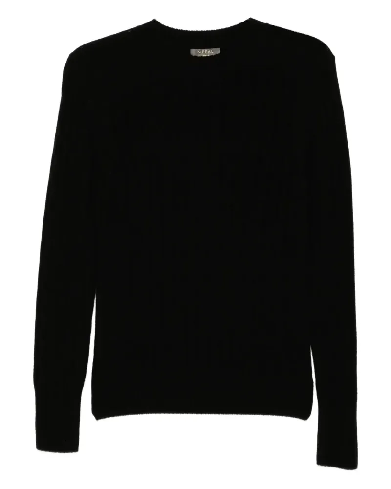 N.Peal Adelyn Pullover - Schwarz Schwarz