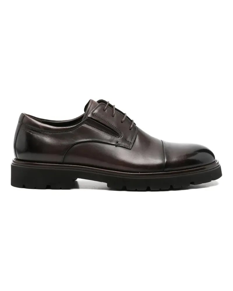 Alberto Gozzi cap-toe lace-up Derby shoes - Braun Braun