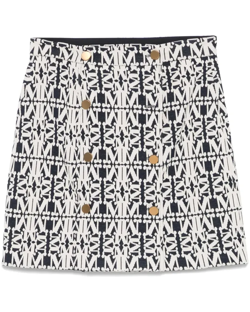 Max Mara Rock Minirock - Blau Blau