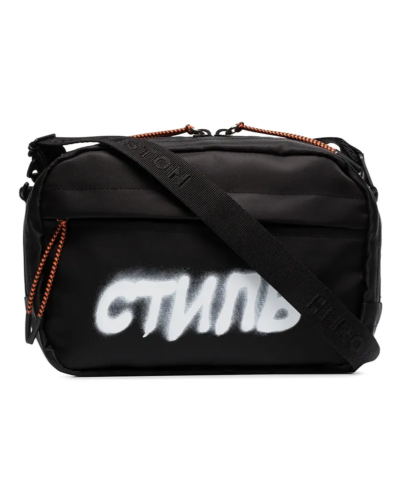 Heron Preston CTNMB' Kuriertasche - Schwarz Schwarz