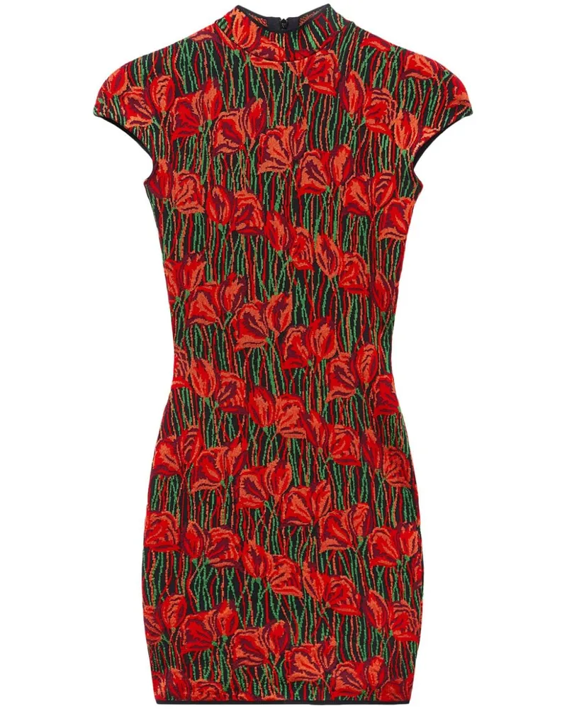Emilio Pucci Fiore di Loto Minikleid - Rot Rot