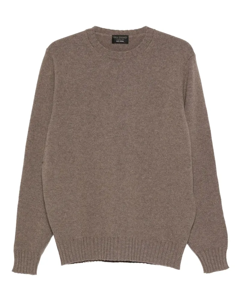 Dell'oglio Pullover mit Rundhalsausschnitt - Braun Braun