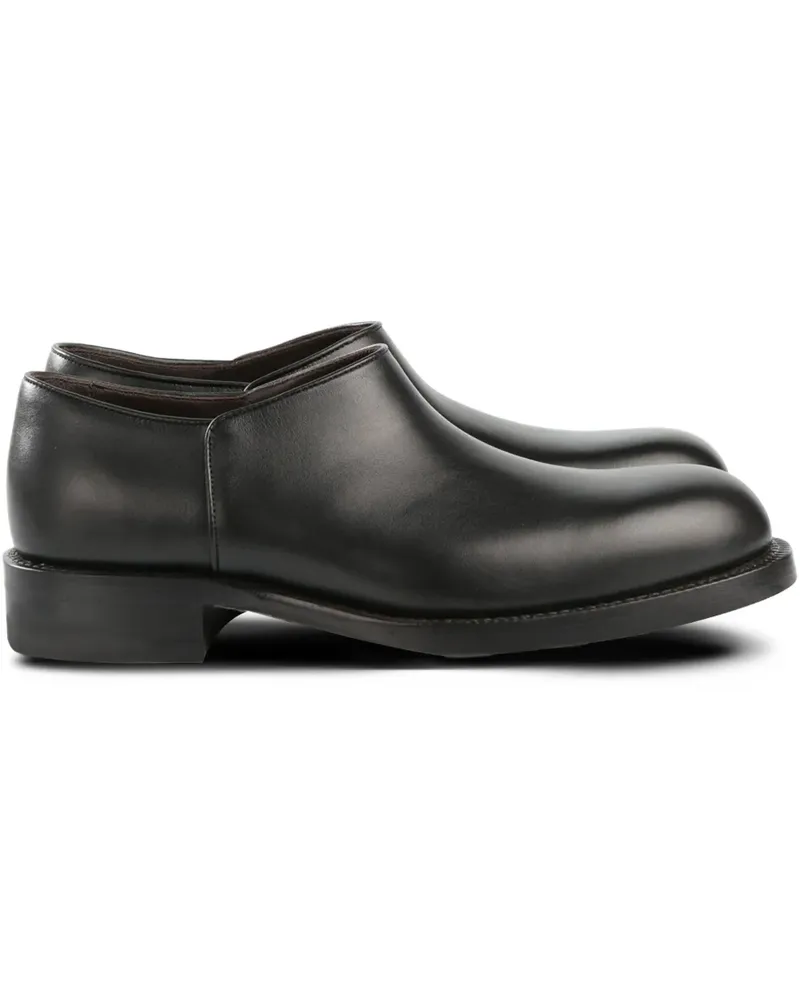The Row leather boots - Schwarz Schwarz