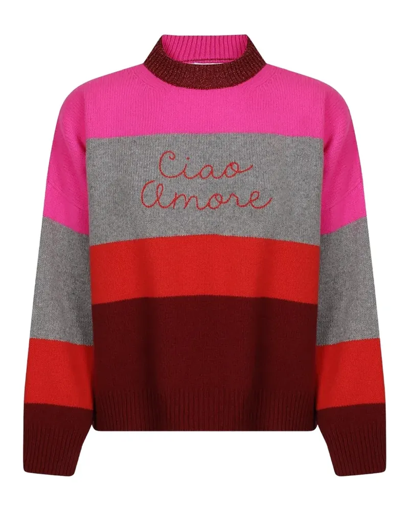 Giada Benincasa Maxistripes Pullover - Rosa Rosa