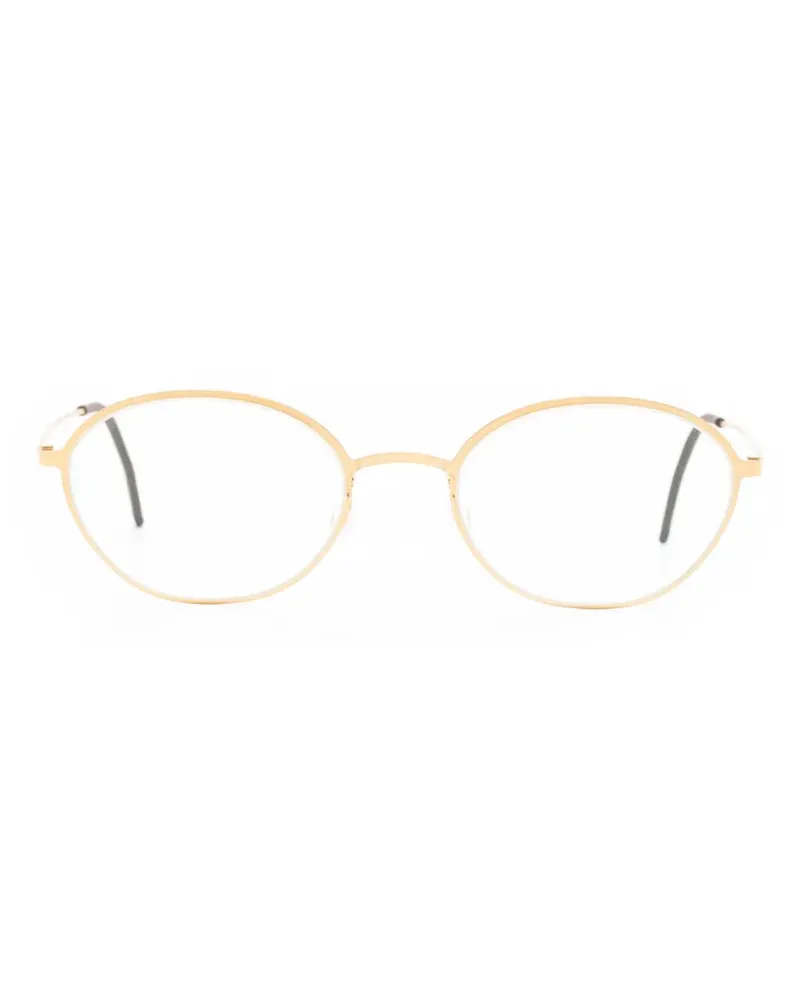 Lindberg Blok 4252 Brille mit rundem Gestell - Gold Gold
