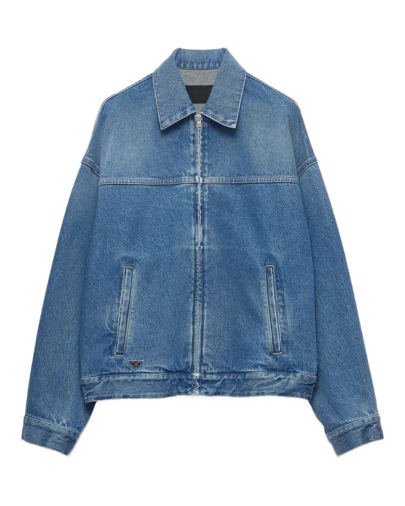 Prada denim blouson jacket - Blau Blau