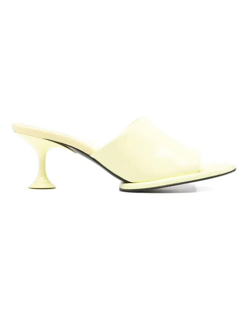 Sergio Rossi hourglass-heel sandals - Gelb Gelb