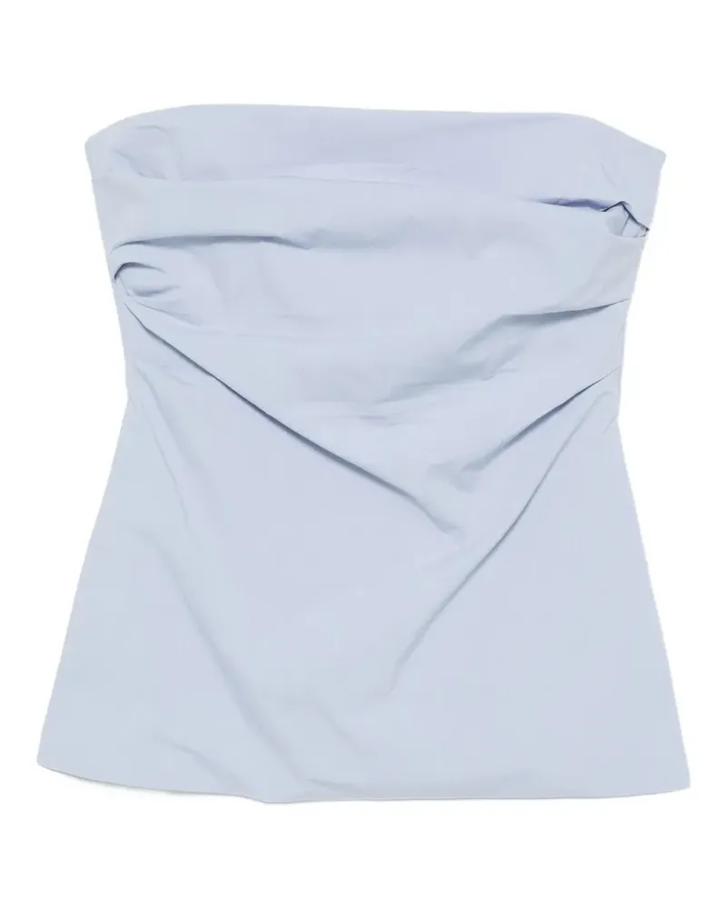 St. Agni strapless tie-back top - Blau Blau