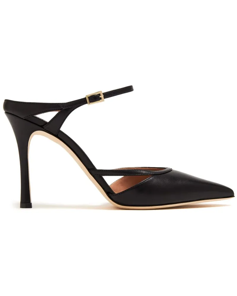 Malone Souliers Yola Mules 90mm - Schwarz Schwarz