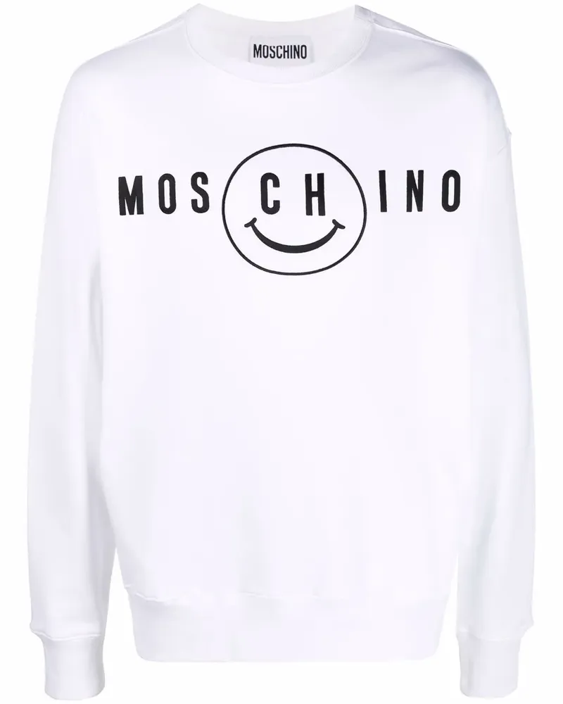 Moschino Sweatshirt aus Bio-Baumwolle - Weiß Weiß
