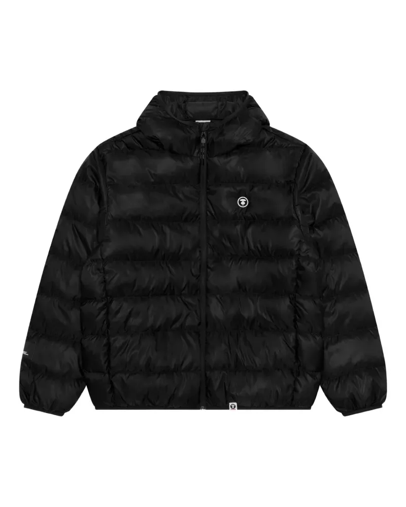 BAPE hooded padded jacket - Schwarz Schwarz