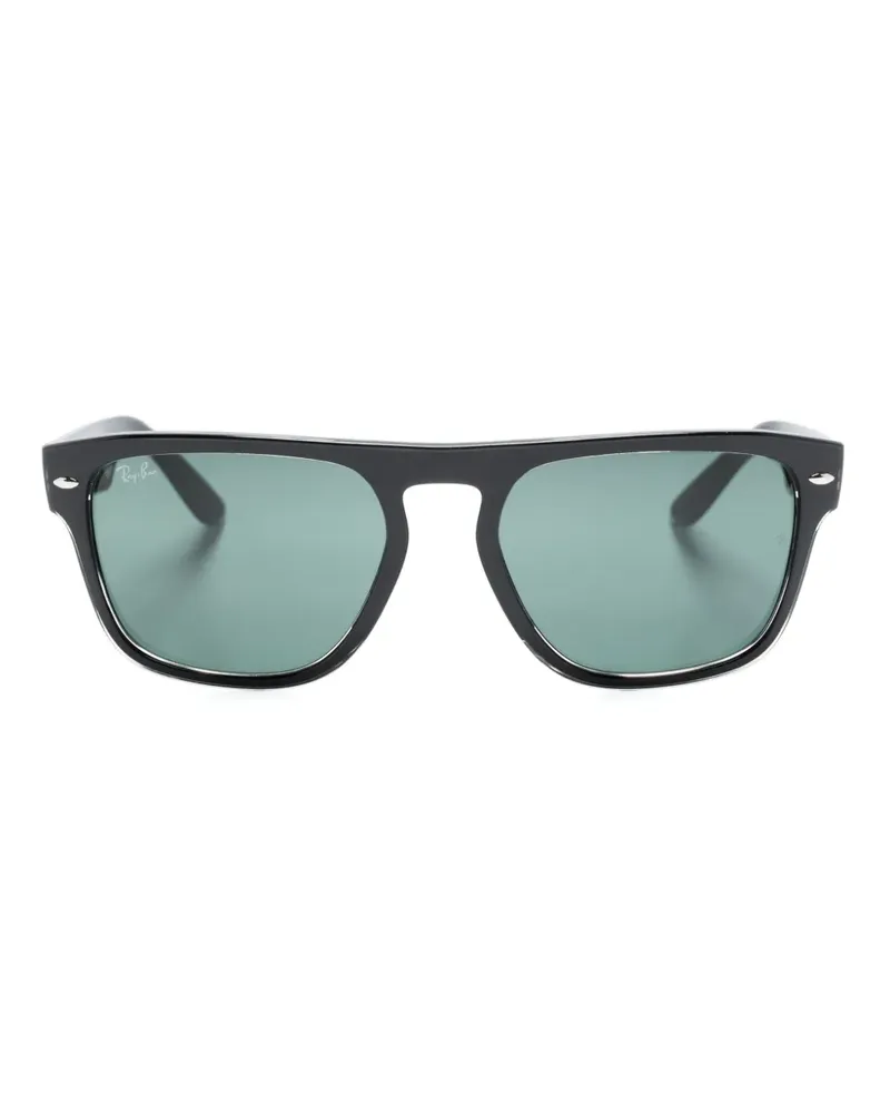 Ray Ban RB4407 Sonnenbrille mit eckigem Gestell - Schwarz Schwarz