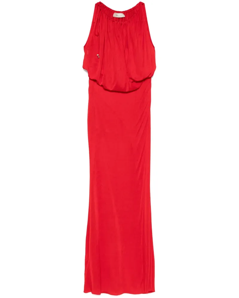 Blumarine Drapiertes Maxikleid - Rot Rot