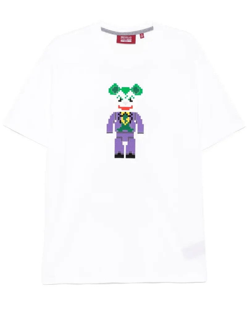 Mostly Heard Rarely Seen The Jokester T-Shirt - Weiß Weiß