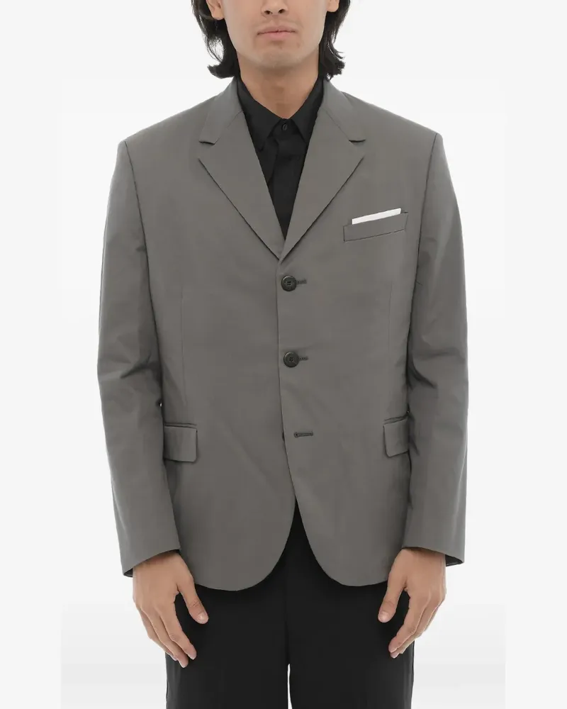Neil Barrett Einreihige Jacke - Grau Grau