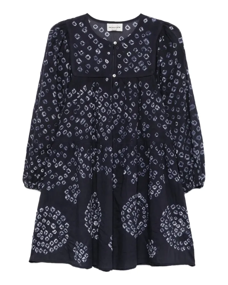 Antik Batik Bandini Minikleid - Blau Blau