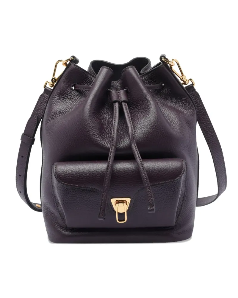 Coccinelle Beuteltasche mit Kordelzug - Violett Violett