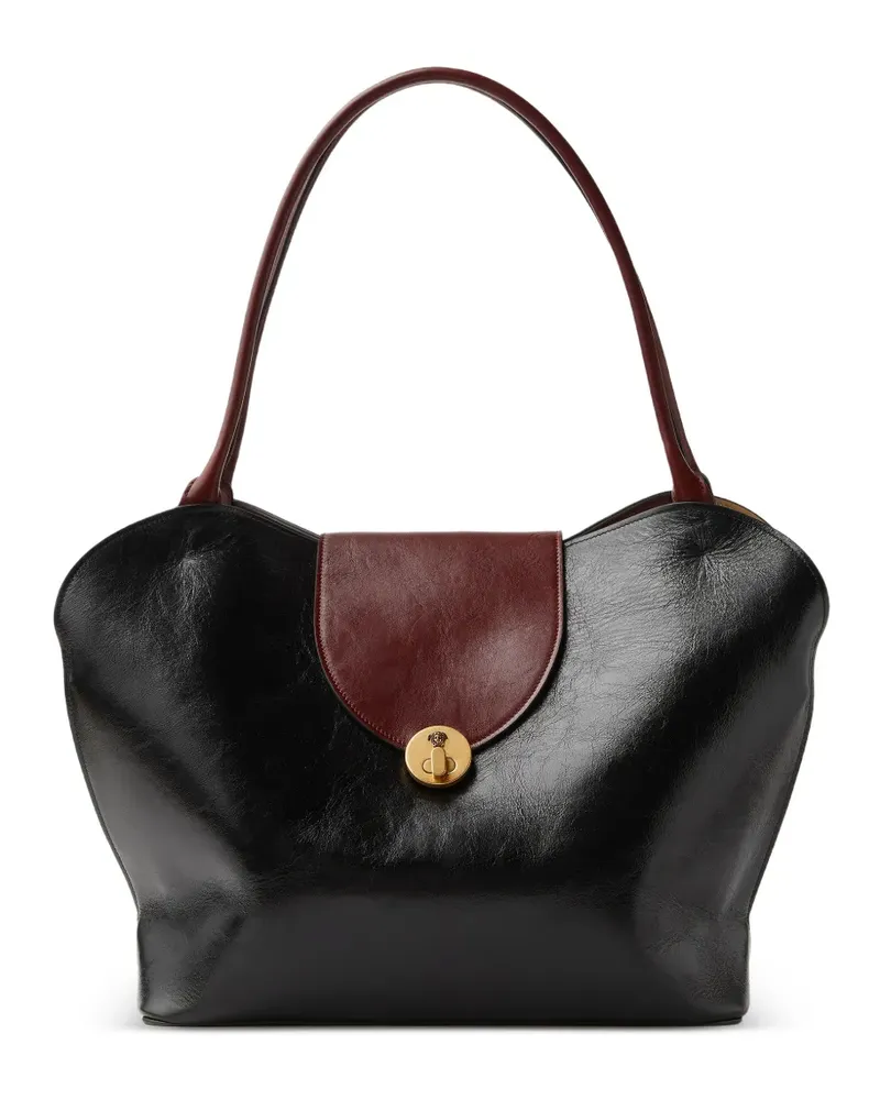 Versace Große Vivian Schultertasche - Schwarz Schwarz