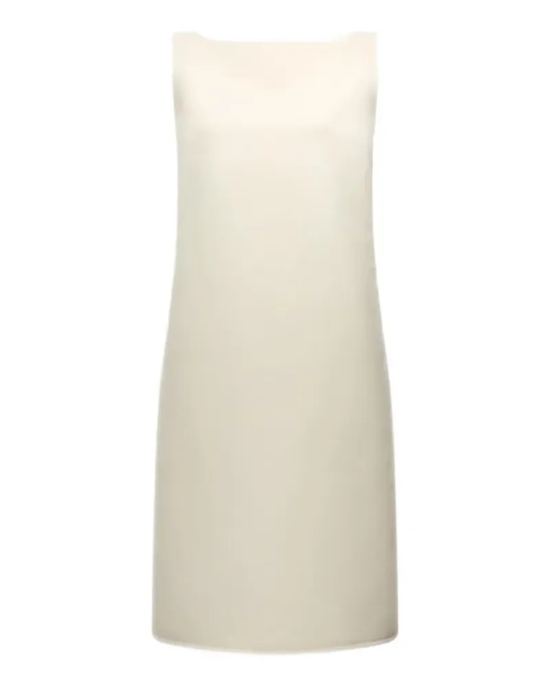Another Tomorrow double-face sheath midi dress - Nude Nude