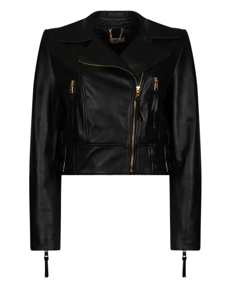Elisabetta Franchi zip-detail jacket - Schwarz Schwarz