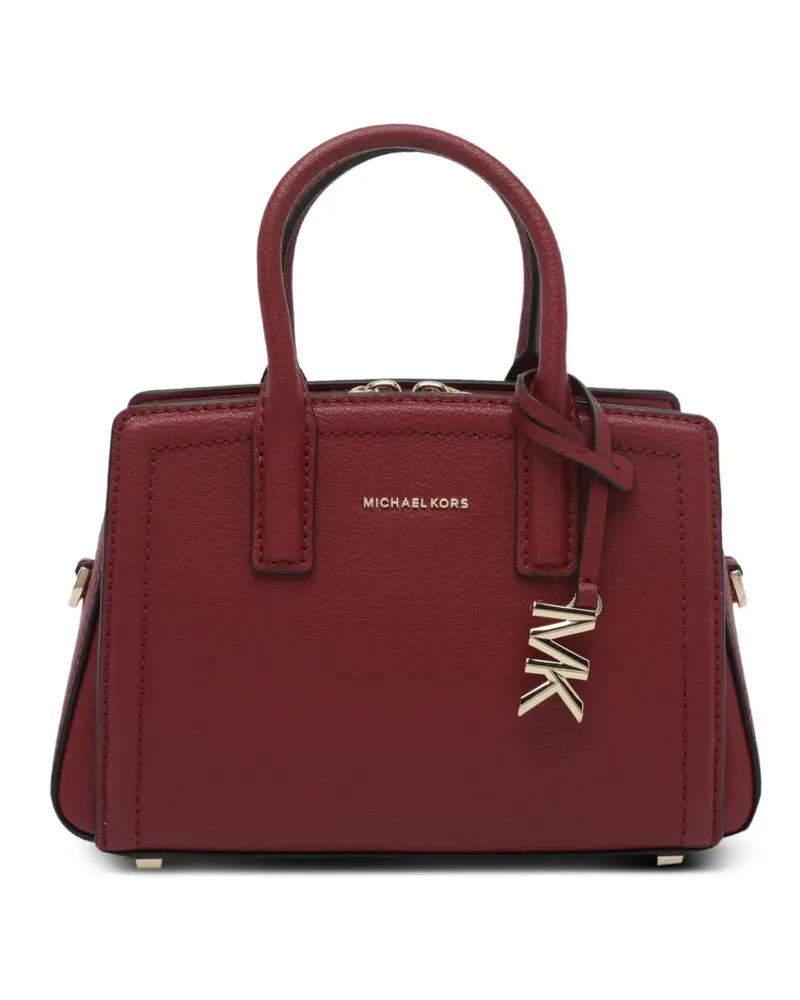 Michael Kors Schultertasche mit Logo-Schild - Rot Rot