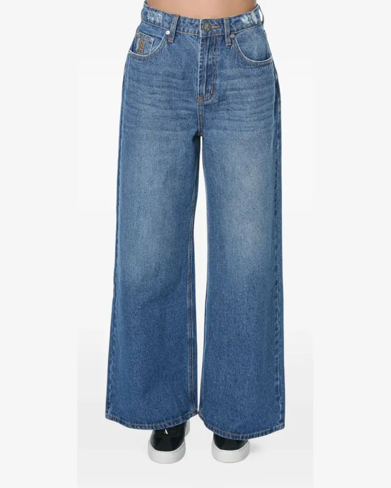 One Teaspoon Love Machines wide-leg jeans - Blau Blau