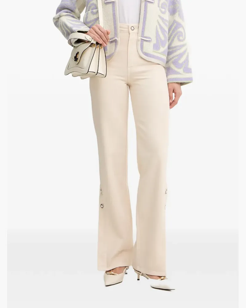 Twin-Set Jeans mit Ösendetail - Nude Nude