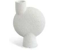 Asymmetrische Sphere Vase - Weiß