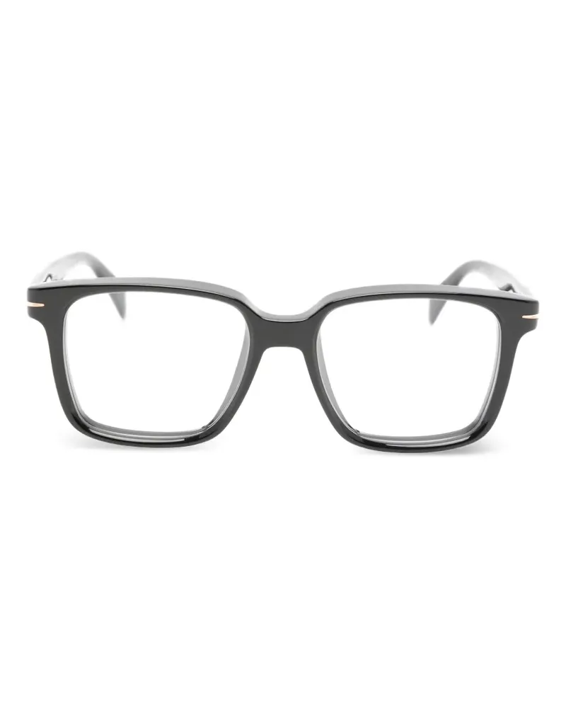 EYEWEAR by DAVID BECKHAM Brille mit eckigem Gestell - Schwarz Schwarz