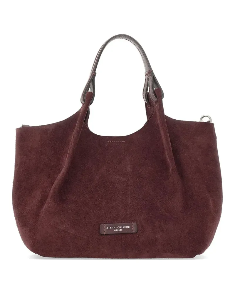 Gianni Chiarini Dua suede tote bag - Rot Rot