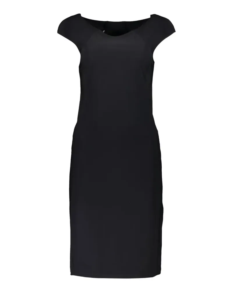 Patrizia Pepe cap-sleeve sheath dress - Schwarz Schwarz