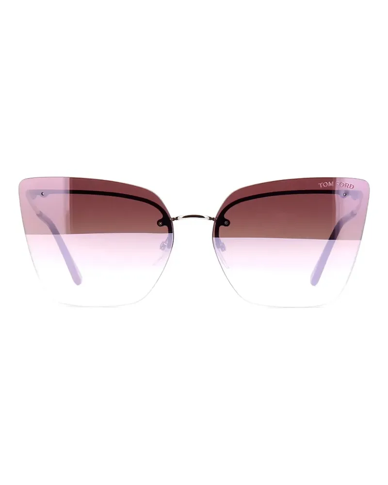 Tom Ford Rahmenlose Butterfly-Brille - Silber Silber