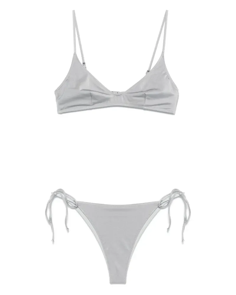 MC2 Saint Barth Bikini mit schimmerndem Effekt - Grau Grau