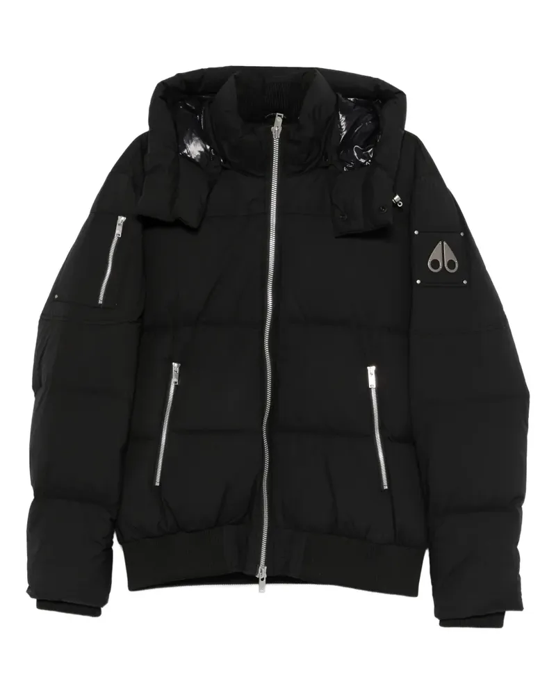 Moose Knuckles Everest hooded padded jacket - Schwarz Schwarz