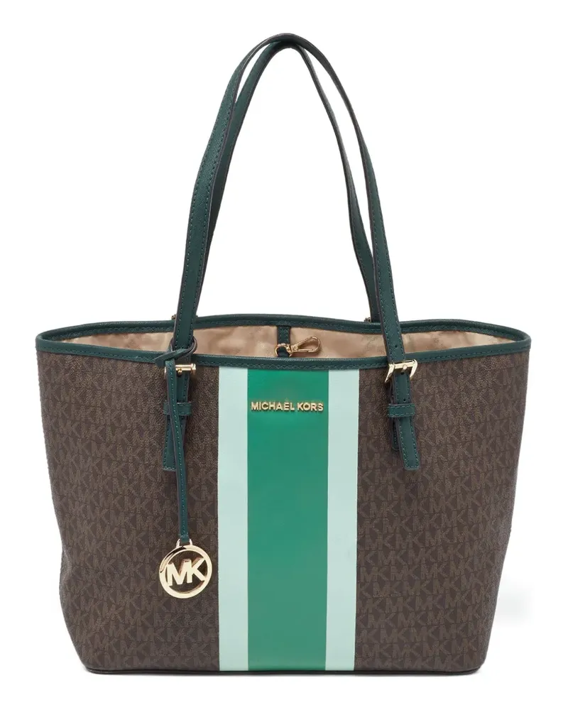 Michael Kors Pre-owned Jet Set Tote Bag mit Monogramm - Braun Braun