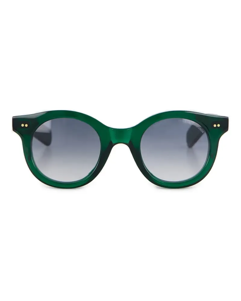 Cutler and Gross Sonnenbrille mit rundem Gestell - Grün Grün