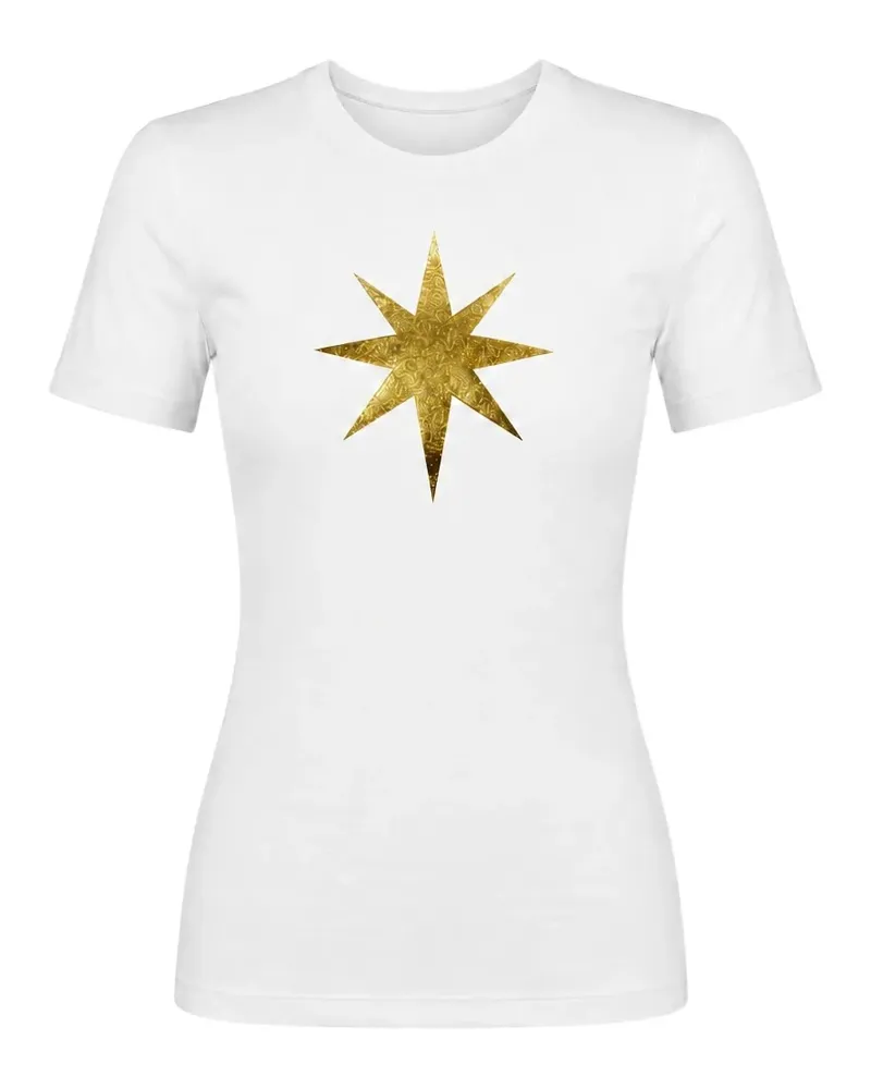 MADISON.MAISON x On/Off Eye of Horus T-Shirt mit Stern-Print - Weiß Weiß