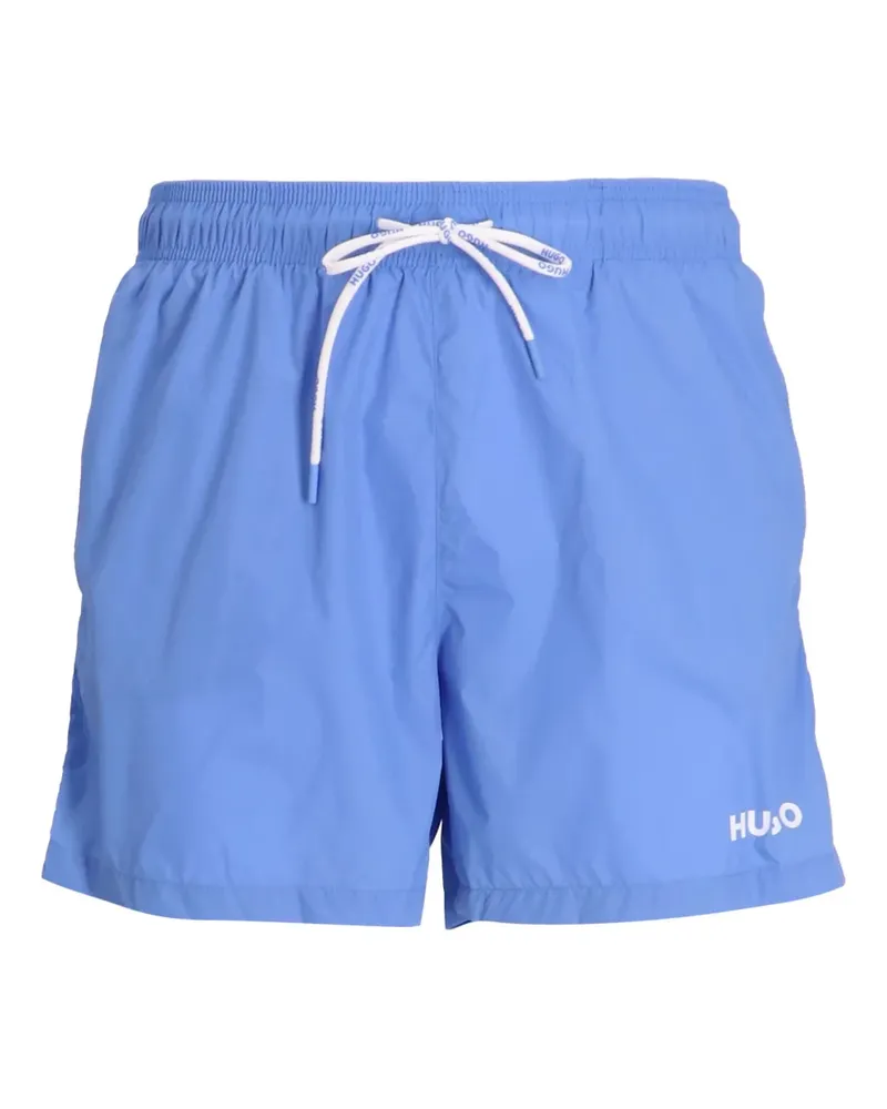 HUGO BOSS Badeshorts mit Kordelzug-Tasche - Blau Blau