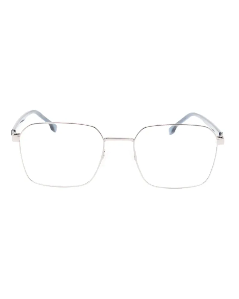HUGO BOSS Brille mit eckigem Gestell - Silber Silber