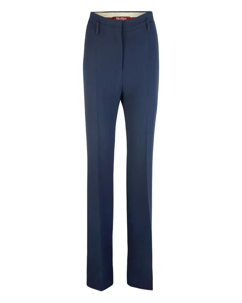 Max Mara Plissierte Hose - Blau Blau