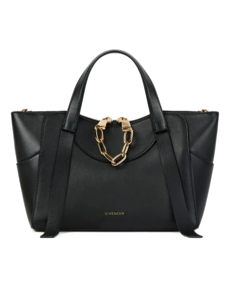 Givenchy Kleine The Snatch Tasche aus gekörntem Leder - Schwarz Schwarz