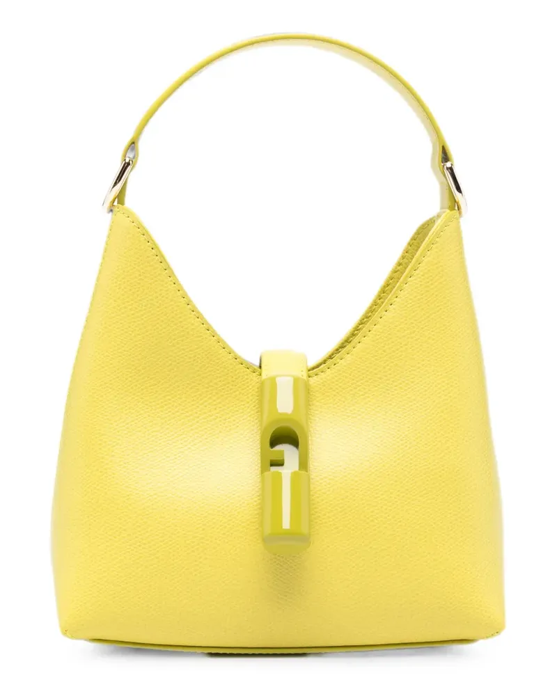 Furla mini Iride leather tote bag - Gelb Gelb