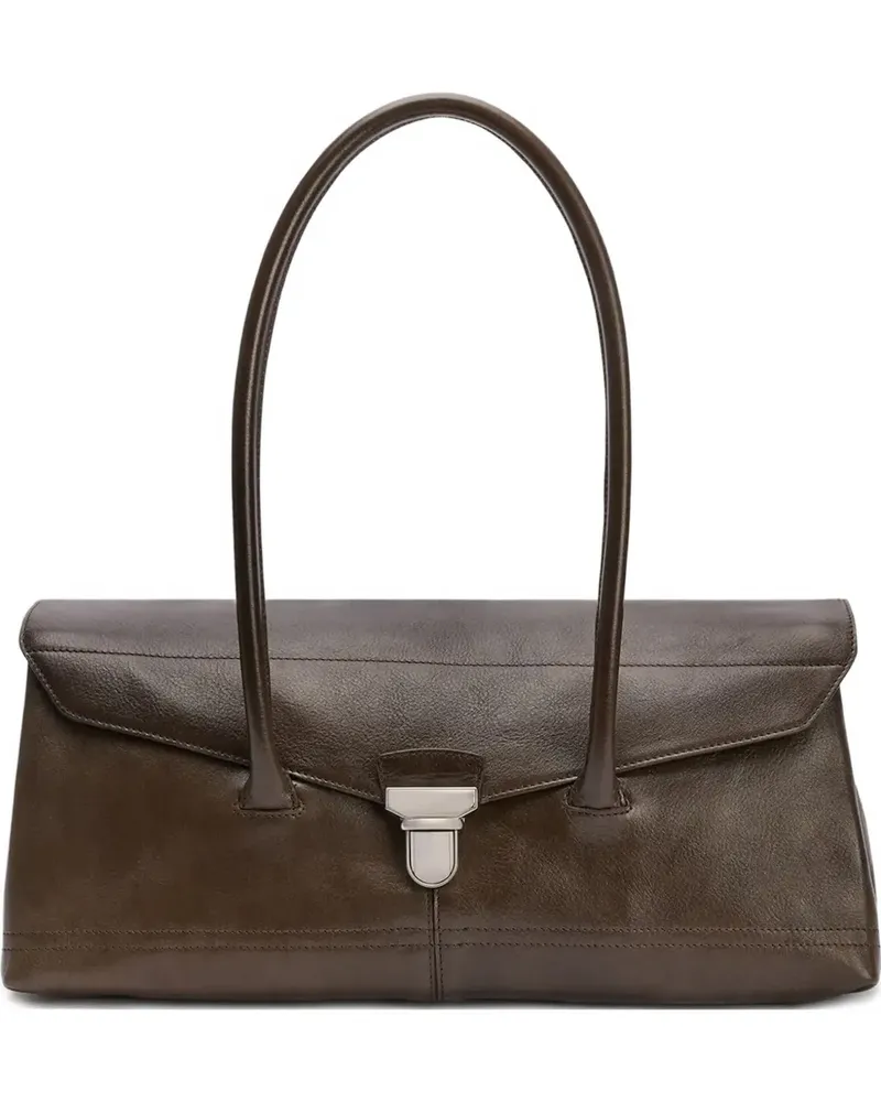 Christophe Lemaire Gear Schultertasche - Braun Braun