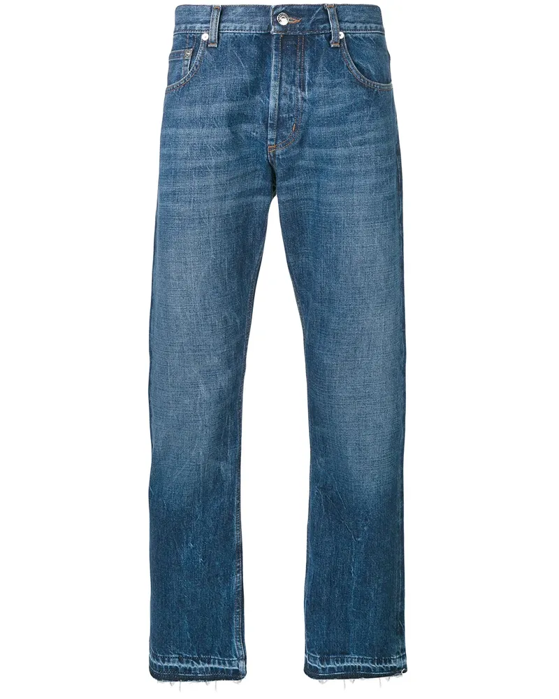 Alexander McQueen Jeans mit geradem Bein - Blau Blau
