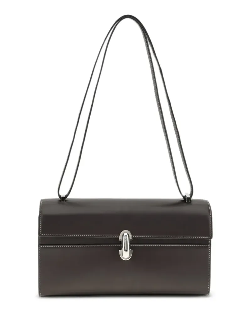 SAVETTE Schultertasche aus Kalbsleder - Braun Braun