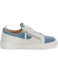 Giuseppe Zanotti Frankie Sneakers im Jeans-Look Weiß