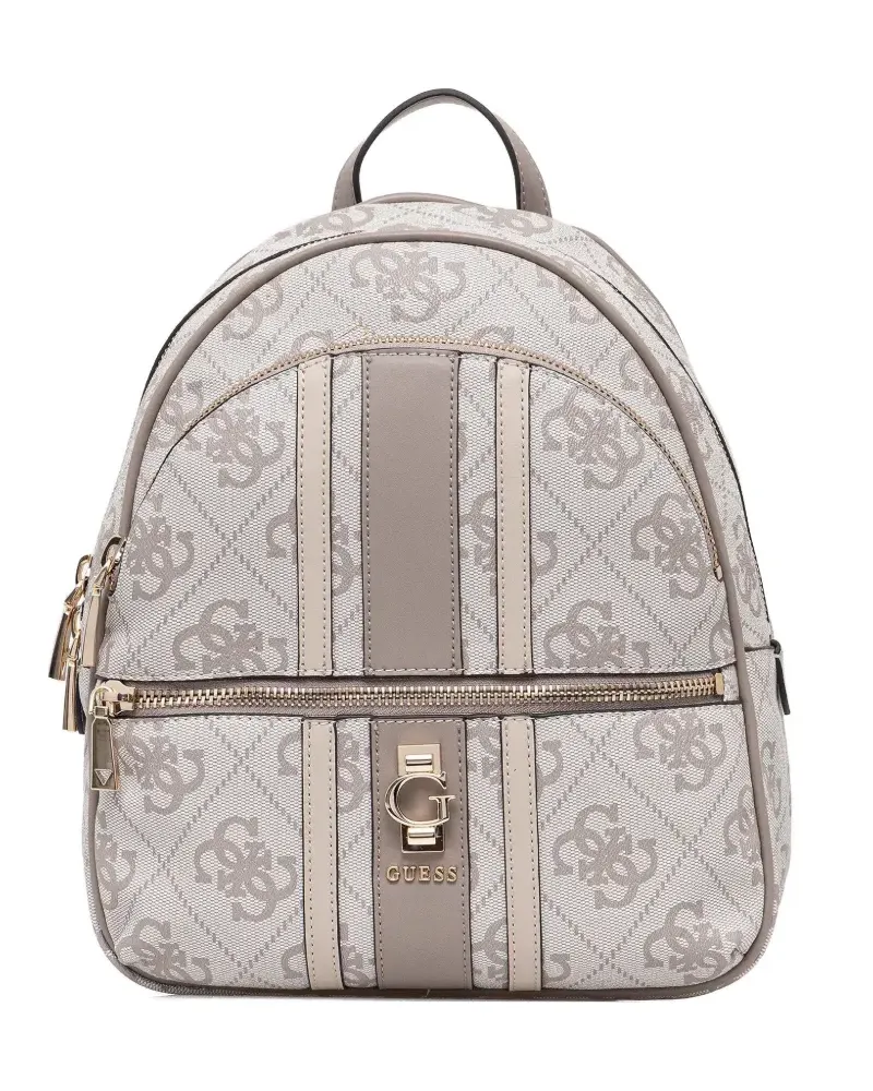 Guess Rucksack mit Logo-Schild - Nude Nude